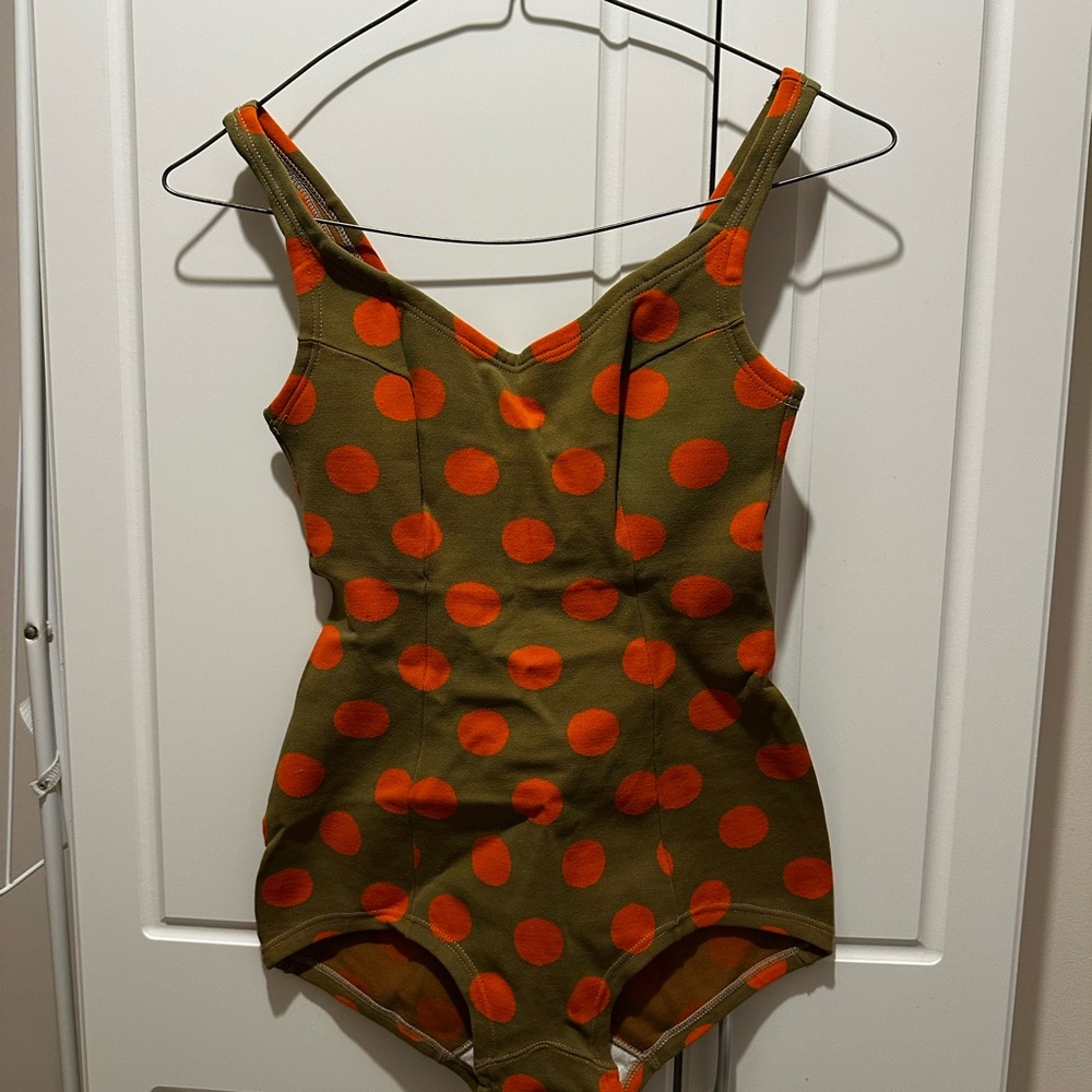 Vintage One Piece Bathing Suit Made in France